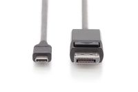 Vorschau: DIGITUS USB Type-C Adapterkabel, Type-C auf DP St/St, 2,0m