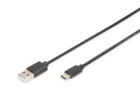 Vorschau: DIGITUS USB Type-C Anschlusskabel, Typ C auf A St/St, 1.8m