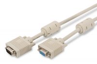 Vorschau: DIGITUS VGA Monitor Verlängerungskabel, HD15 St/Bu, 5.0m