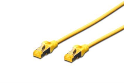 DIGITUS Patchkabel CAT 6A S-FTP, Länge 7 m, Farbe Gelb
