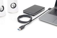 Vorschau: DIGITUS USB 3.1 Verbindungskabel, C 90ø gewinkelt auf A St/St, 1.0m
