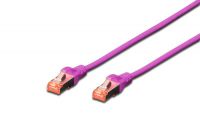 Vorschau: DIGITUS Patchkabel CAT 6 S-FTP, Länge 2 m, Farbe Violett