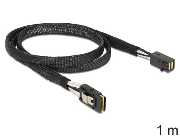 Server controller Kabel mini SAS HD (SFF-8643) auf mini SAS SFF-8087 (Delock) 1 Meter