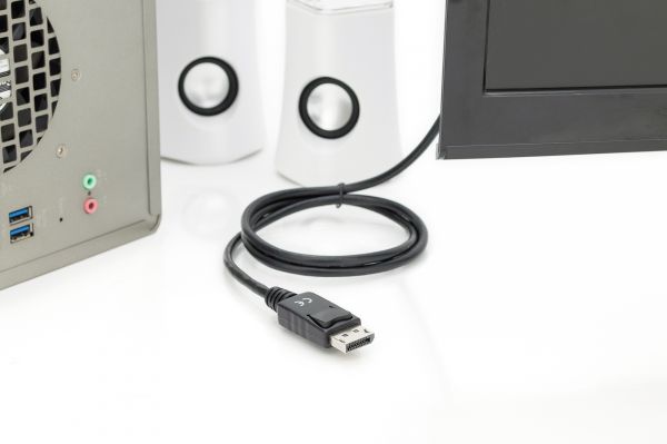 DIGITUS Displayport Adapterkabel, DP - HDMI Typ A St/St, 1.0m