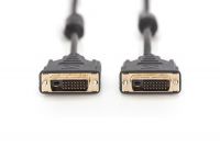 Vorschau: DIGITUS DVI Anschlusskabel, DVI(24+1), 2x Ferrit St/St, 3.0m
