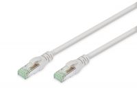 Vorschau: Digitus Netzwerk Kabel Kupfer CAT 8.1 S/FTP RJ45 St/St 1,00m grau