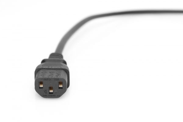 DIGITUS Netzverteilerkabel, CEE 7/7 (Typ-F) - 2x C13 St/Bu, 1.7m