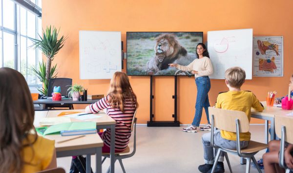 Vogels Z RISE A217 WHITEBOARD SET 75" für BODEN/WAND