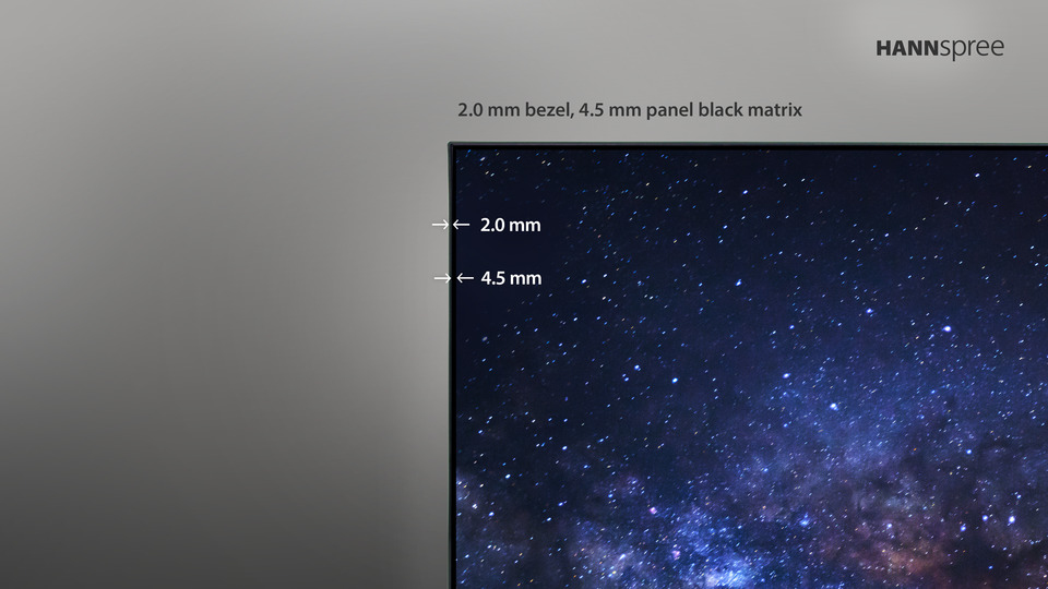ELEGANT DESIGN WITH ULTRA-NARROW BEZEL