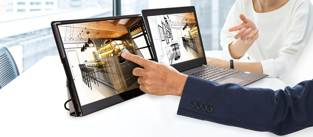 Full HD Resolution and wide viewing angles 170°